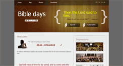 Desktop Screenshot of bibeltage.net