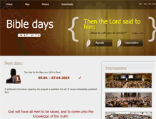 Tablet Screenshot of bibeltage.net